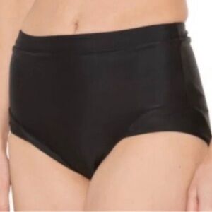 PrAna high waist black bikini bottoms size medium